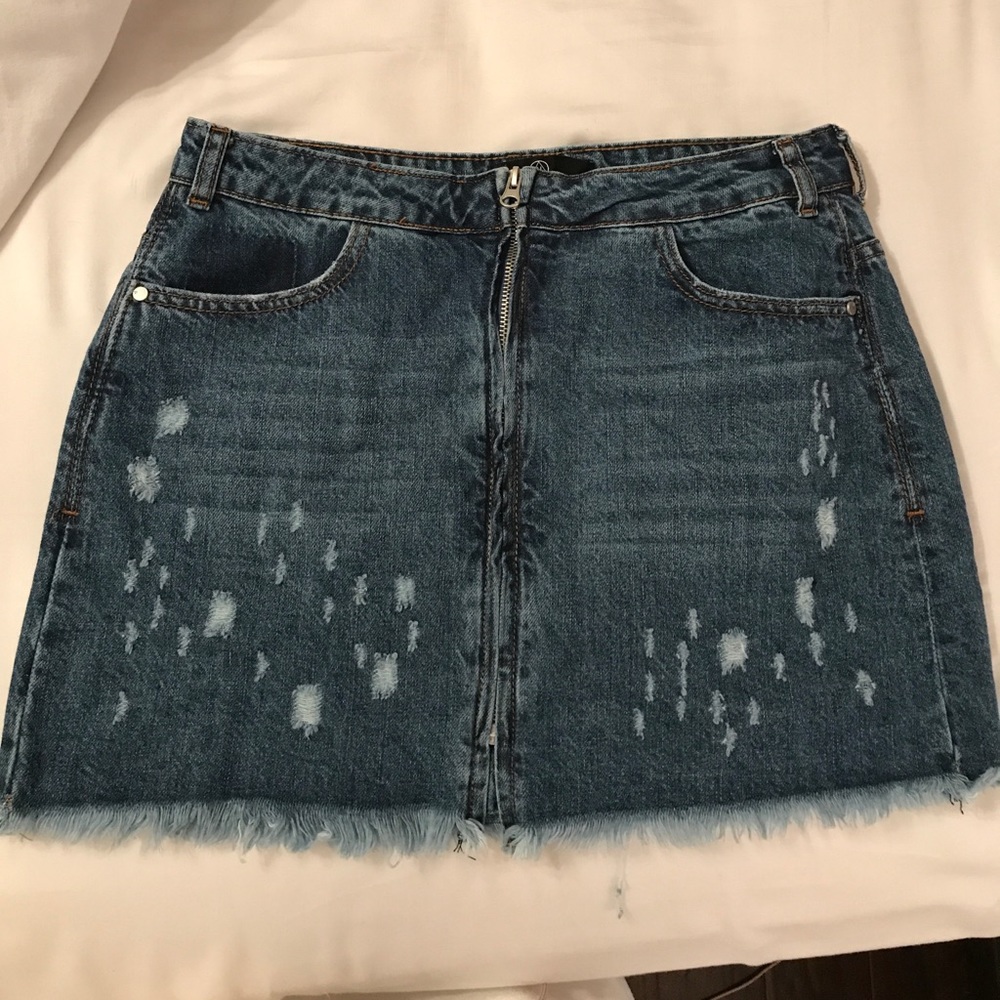 Misguided Jean Skirt